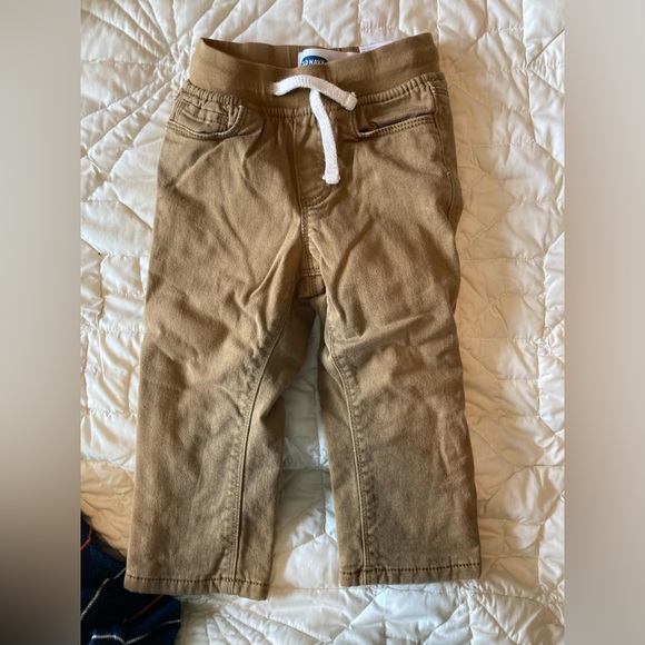 2T boys fall lot Zara old navy cat & jack joggers fleece lined pants - Picture 5 of 8